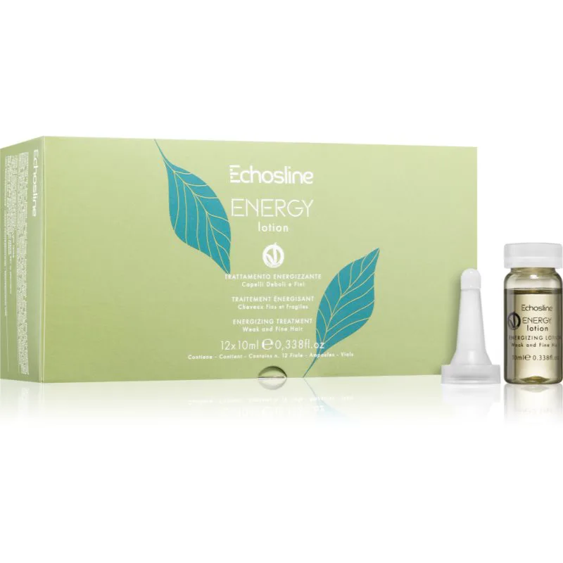 Echosline ENERGY LOTION αμπούλα για την αντιμετώπιση της τριχόπτωσης 12x10 ml