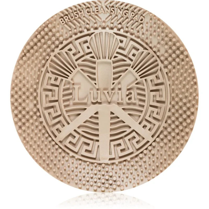 Luvia Cosmetics Brush Cleansing Pad εργαλείο σιλικόνης για καθάρισμα των πινέλων χρώμα Coffee 1 τμχ