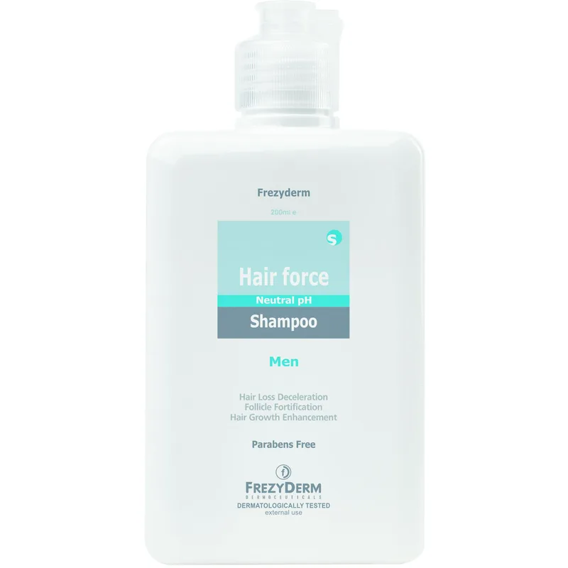 Frezyderm Σαμπουάν Hair Force Shampoo Men Τριχοτονωτικό Σαμπουάν Ειδικά Μελετημένο για Άνδρες 200ml