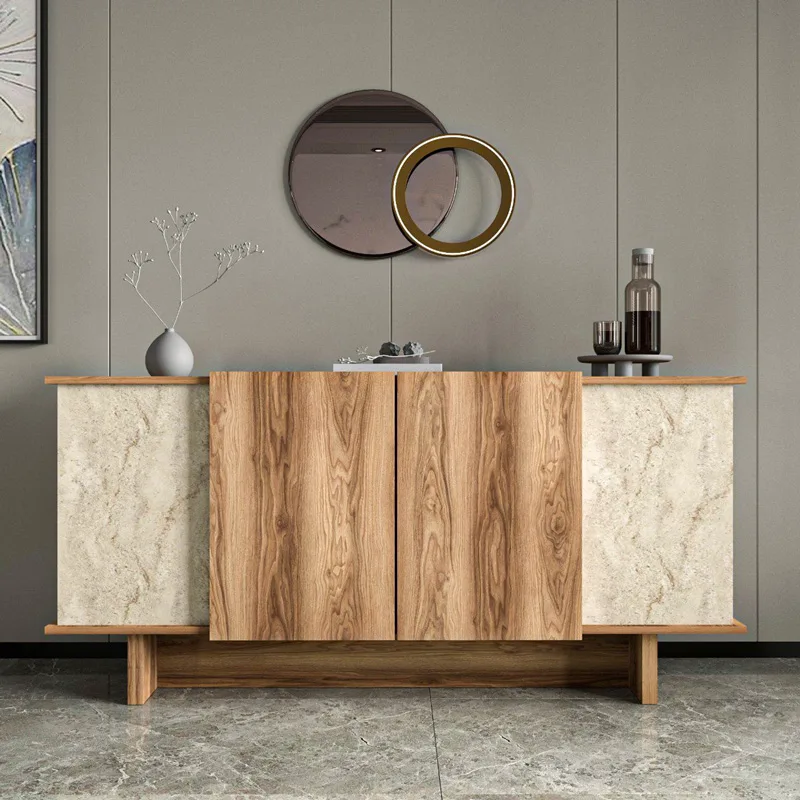 Κονσόλα Diana - Travertine, Walnut 360Ale1503 (180x81x40)