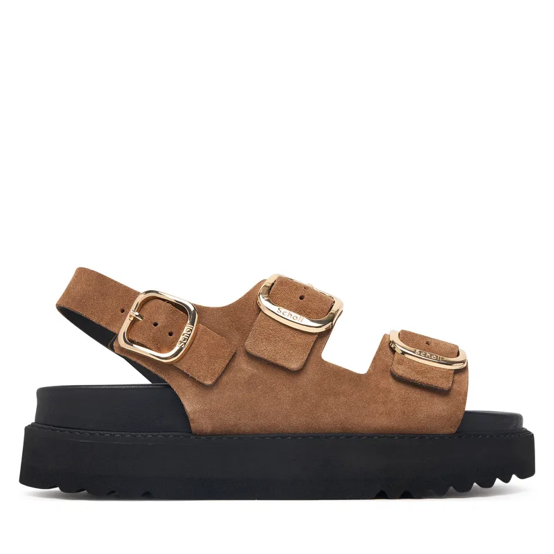 Σανδάλια Scholl Blake 2 Straps F00776 Καφέ
