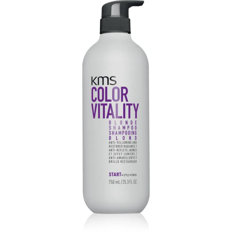 KMS Color Vitality Blonde Shampoo θρεπτικό σαμπουάν για ξανθά και με ανταύγειες μαλλιά 750 ml