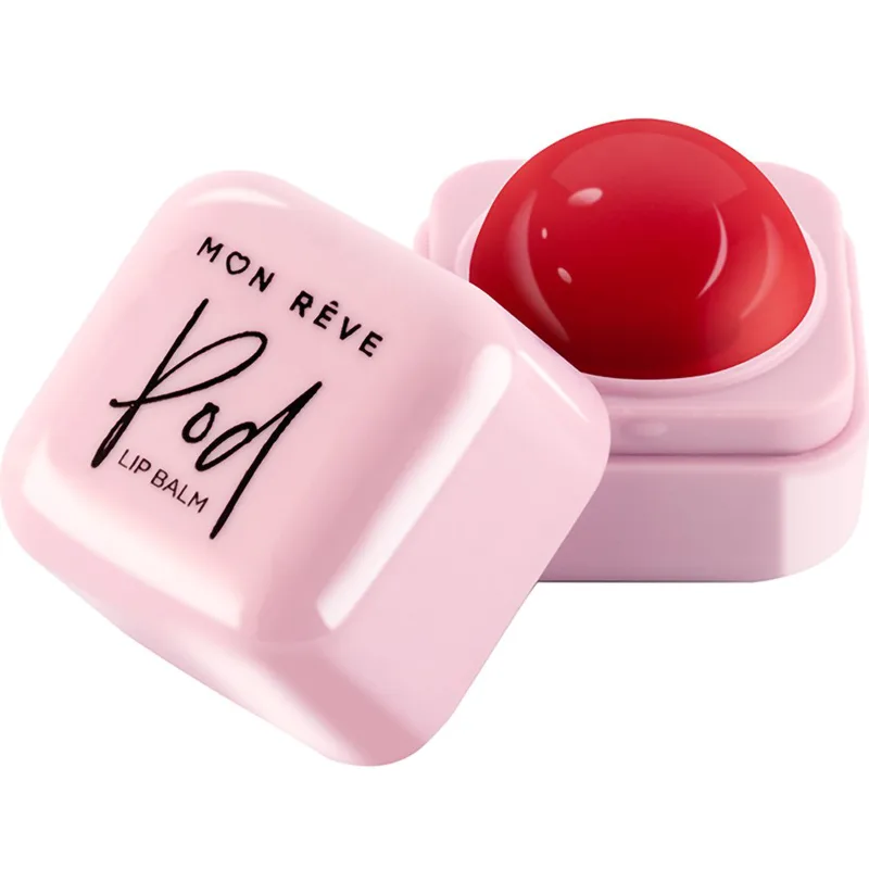 Mon Reve Lip Balm Pod Ενυδατικό Lip Balm με Λάδι Καρύδας για Μεταξένιο Αποτέλεσμα με Άρωμα Φράουλα 5g - 01 Strawberry