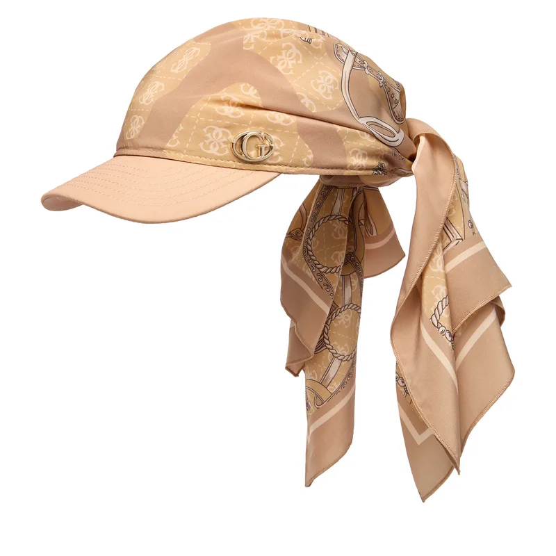 Καπέλο Jockey Guess AW5618 POL01 Σκούρο μπεζ