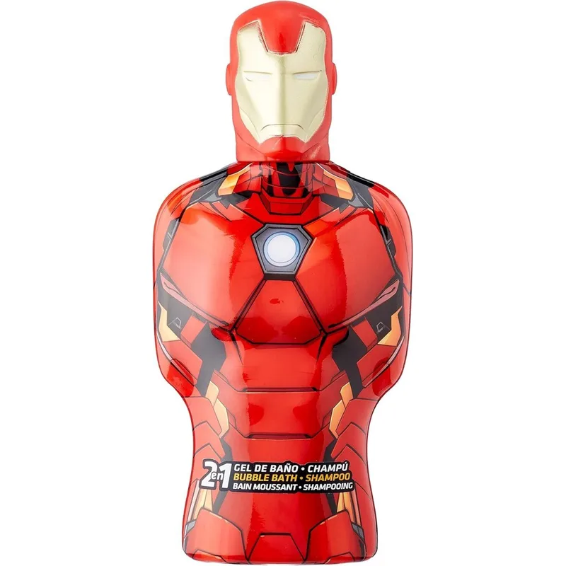 Marvel Avengers Iron Man 2 In 1 Bubble Bath - Shampoo (350ml)