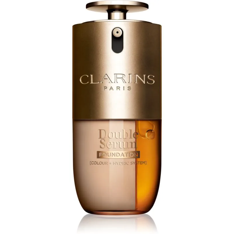 Clarins Double Serum Foundation Αντιγηραντική και λαμπρυντική βάση απόχρωση L3W 30 ml