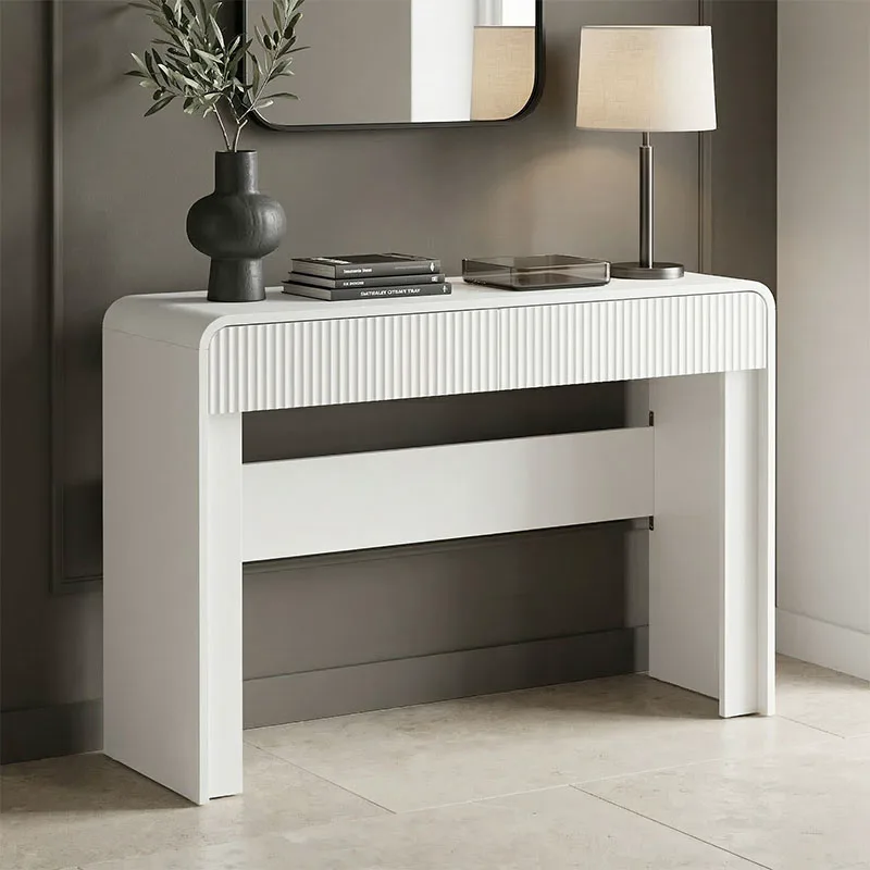 Κονσόλα Zeplen pakoworld λευκό mdf 110x38x75εκ - PAKO WORLD - 260-000043