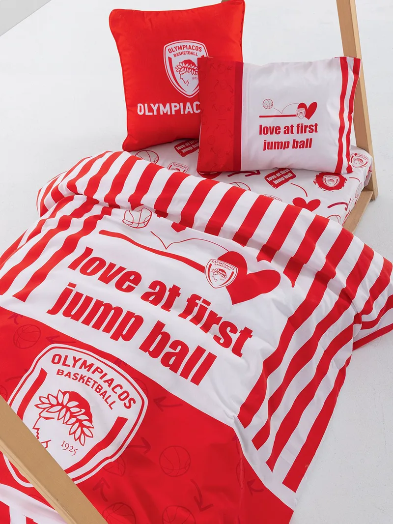 Σετ Σεντόνια Κούνιας Olympiacos B.C. Bc9 70x140+15