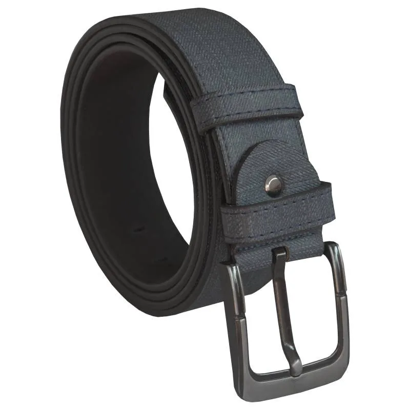 Ζώνη Casual σχεδιαστή(4cm φάρδος)από συνθετικό δέρμα - Denim