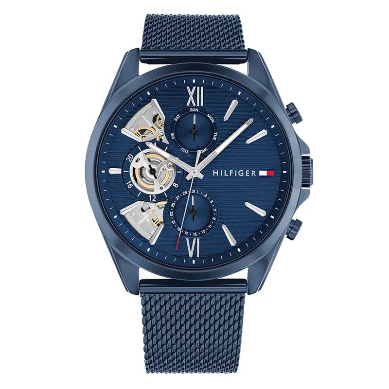 TOMMY HILFIGER Dressed Blue Stainless Steel Bracelet 1710648