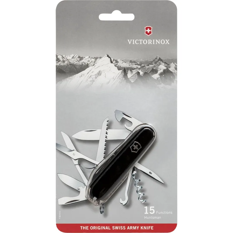 Victorinox Huntsman Black Swiss Army Knife