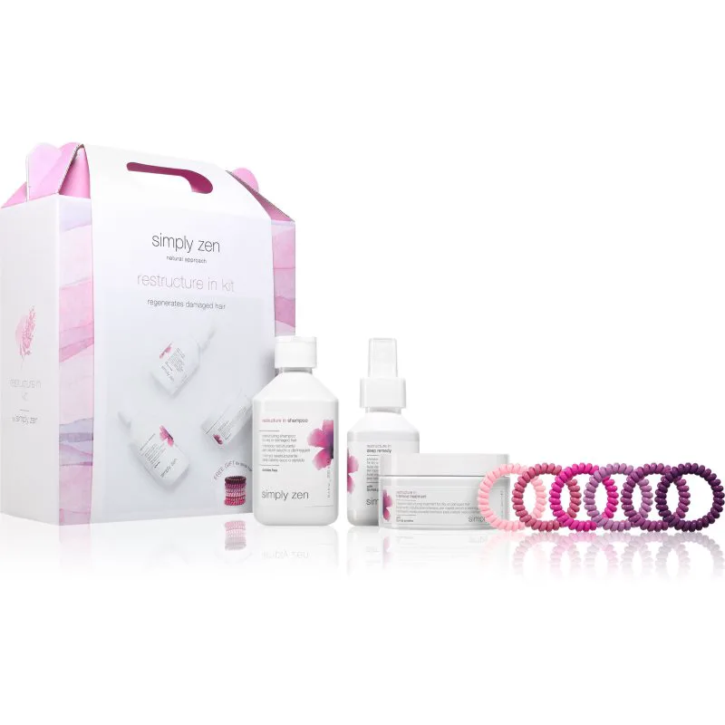 Simply Zen Restructure In kit Σετ για ξηρά και κατεστραμμένα μαλλιά