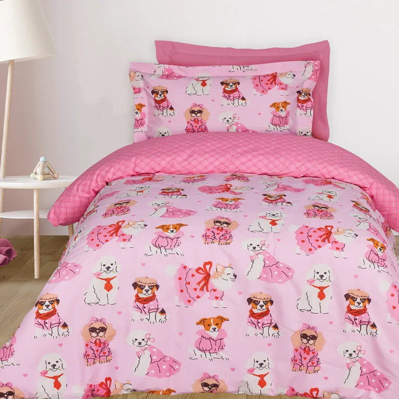 Σεντόνια Μονά Σετ Das Home Kids 4938 Ροζ