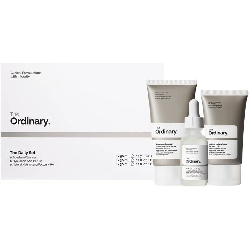 The Ordinary The Daily Set σετ δώρου με ενυδατικό αποτέλεσμα
