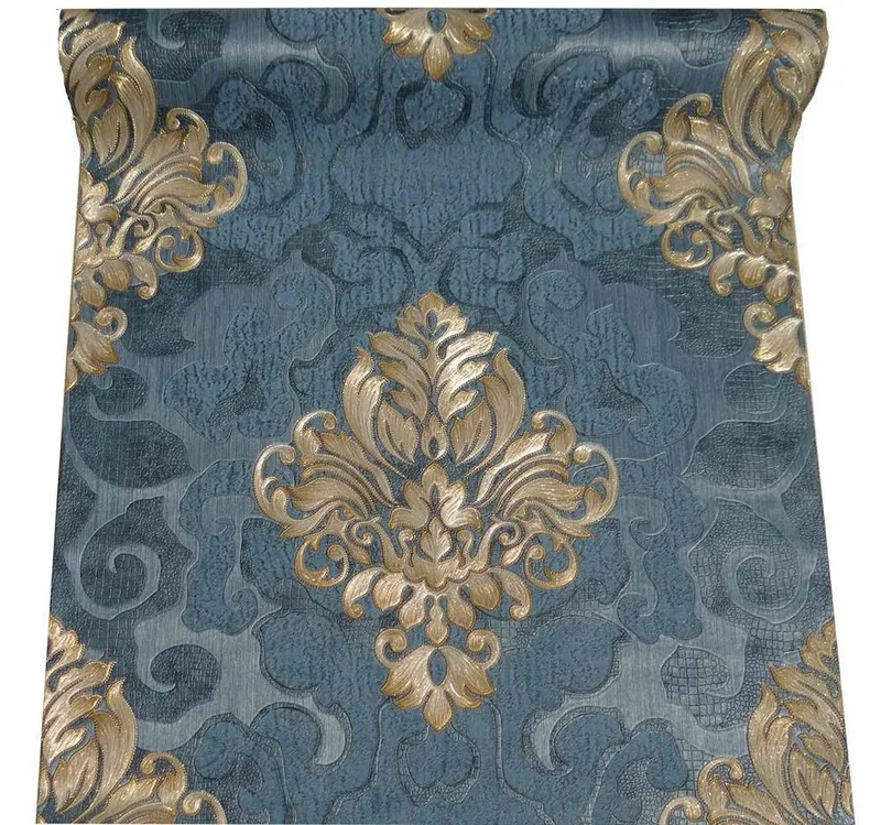 ΤΑΠΕΤΣΑΡΙΑ PETRANIS ΝΟ 839106 GRAND ELEGANCE ΣΚΟΥΡΟ ΜΠΛΕ/ΧΡΥΣΟ 0.7X10CM