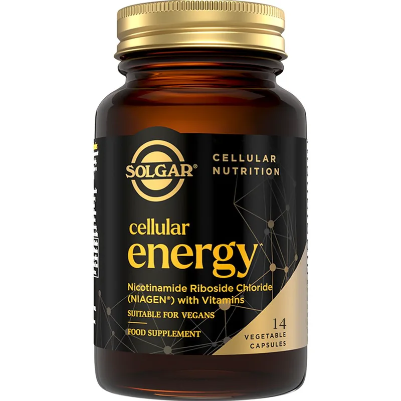 Solgar Cellular Energy Συμπλήρωμα Διατροφής με Niagen, Βιταμίνες Β & C, για Υποστήριξη του Φυσιολογικού Κυτταρικού Μεταβολισμού & την Παραγωγή Ενέργειας, Συμβάλλοντας στη Μείωση της Κούρασης & Κόπωσης με Αντιοξειδωτική Προστασία 14veg.caps
