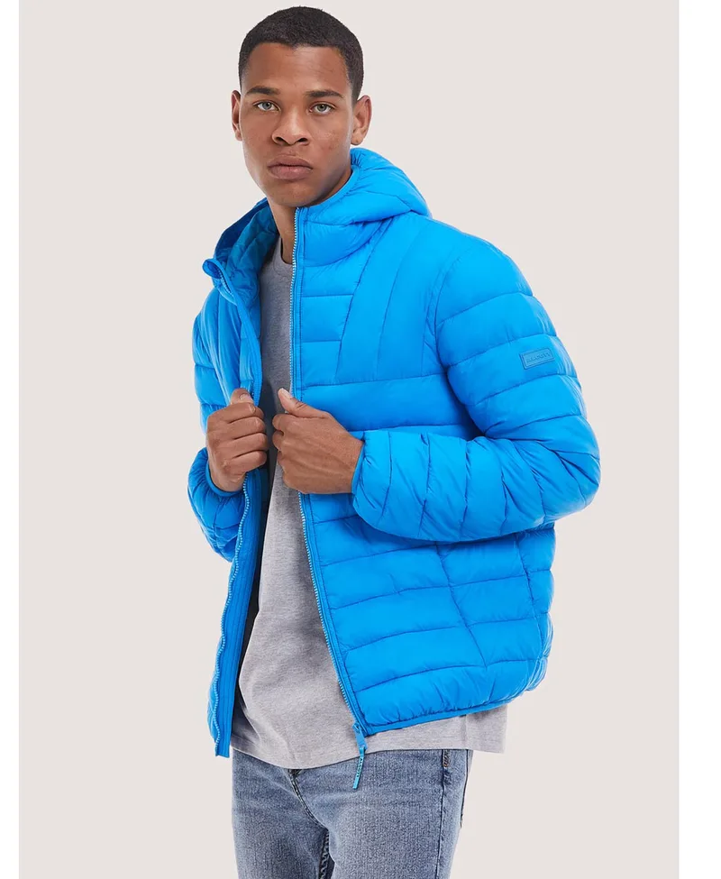 Γαλάζιο puffer jacket