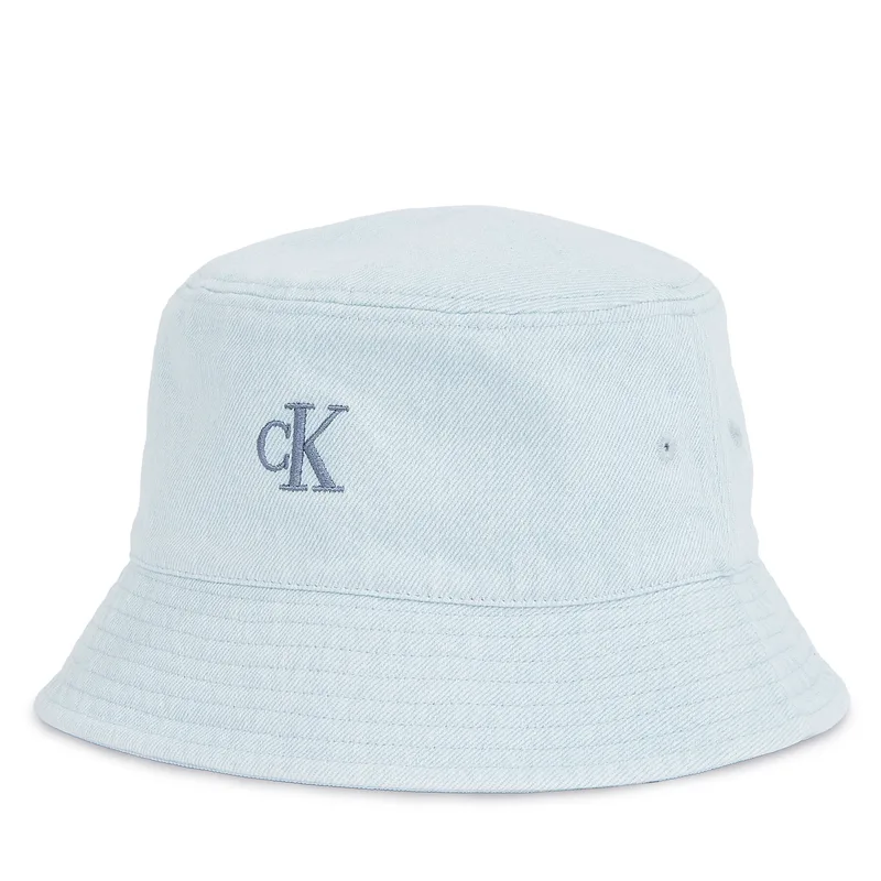 Καπέλο Calvin Klein Embro Monogram Denim Bucket Hat LV04K5021G Γαλάζιο