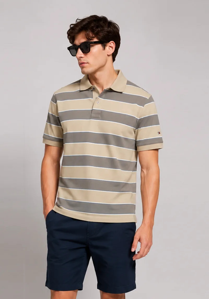Tommy Hilfiger Μπλούζα Polo - 0883520713 939 Brown
