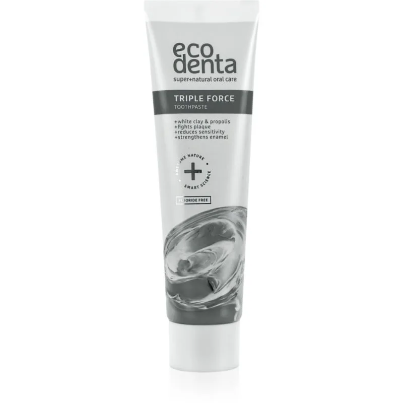 Ecodenta Expert Triple Force Οδοντόκρεμα χωρίς φθόριο με τριπλή δράση 100 ml