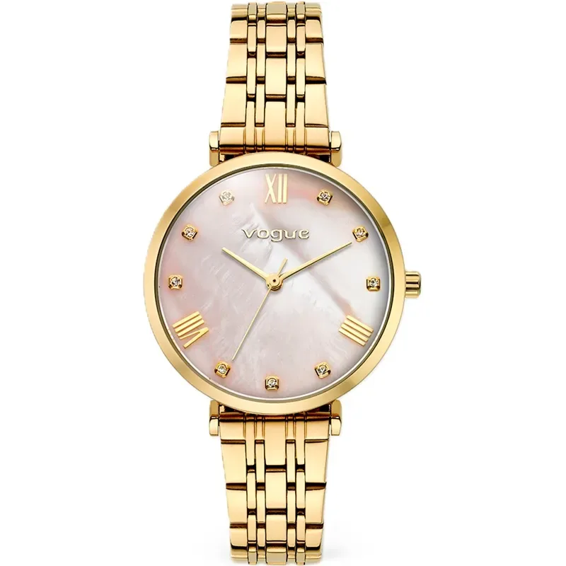 Ρολόι γυναικείο Vogue New Bliss Χρυσό Stainless Steel Bracelet 616343 616343 Ατσάλι
