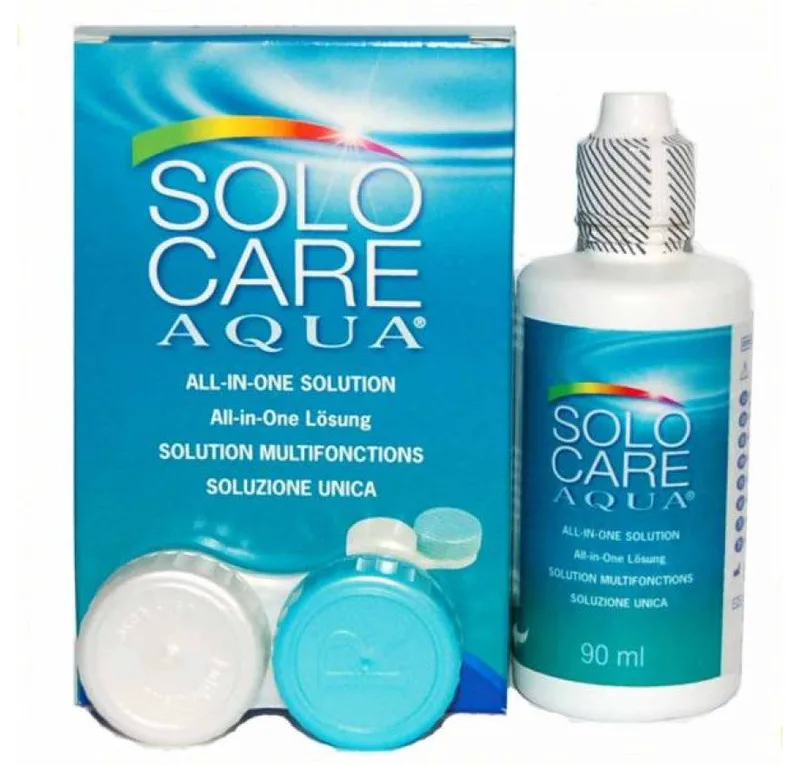 Menicon Solocare Aqua Multifunctional solution for soft lenses 90ml