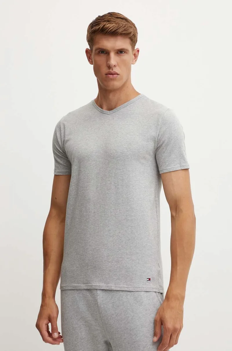 Βαμβακερό μπλουζάκι Tommy Hilfiger 3-pack