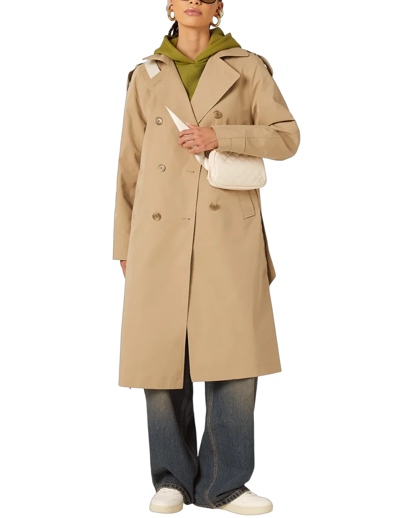 Γυναικεία Καπαρντίνα Μπεζ Alcott CP2375DOAX15-BEIGE MEDIUM