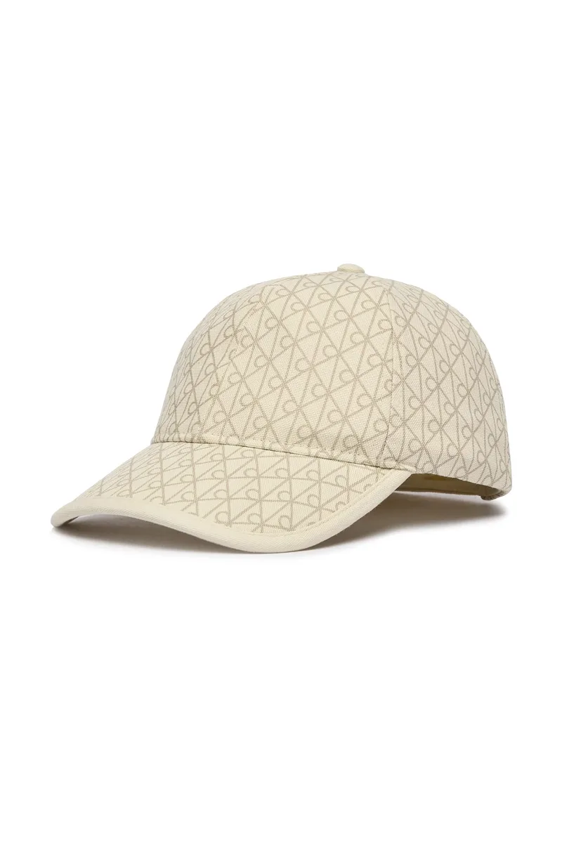 Calvin Klein Jeans γυναικείο καπέλο jockey με all-over monogram - LV04F5036G Κρέμ