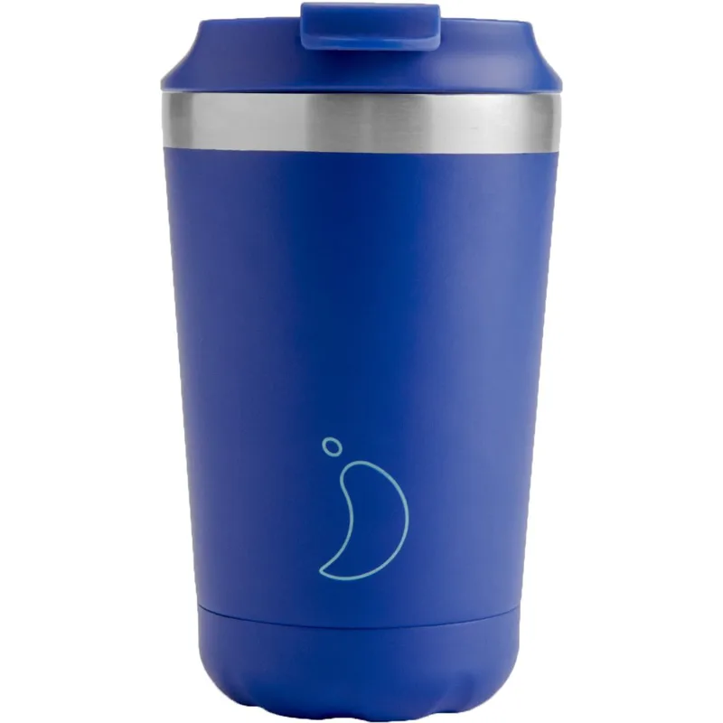 Chilly's Coffee Cup Ανοξείδωτη Κούπα με Καπάκι για Ροφήματα 340ml - Matte Blue 2