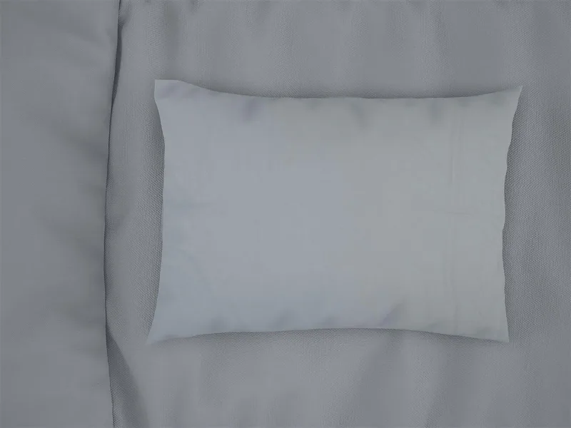 Μαξιλαροθήκη bebe Solid 505 35X45 Light Blue-Grey 100% Cotton