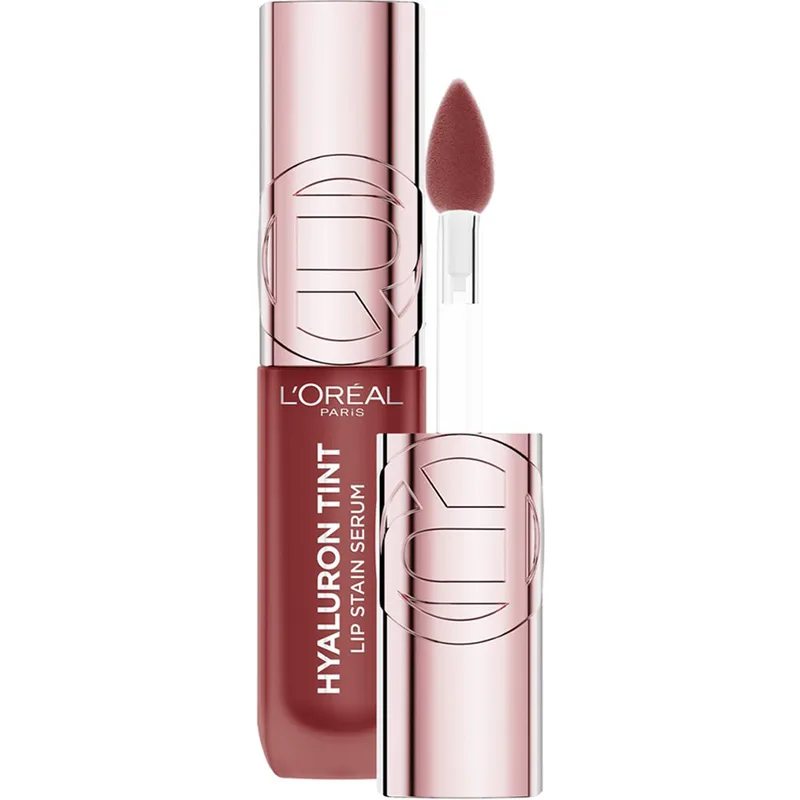 L'Oreal Paris Hyaluron Tint Lip Stain Serum Ενυδατικό Serum για Χείλη και Ζυγωματικά με Υαλουρονικό Οξύ που Προσφέρει Χρώμα με Διάρκεια, 5ml - 521 Bordeaux Please