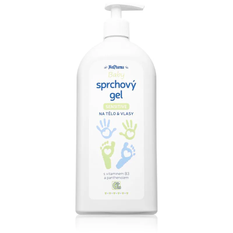 MedPharma Sprchový gel Sensitive baby σαμπουάν και αφρόλουτρο για παιδιά 500 ml