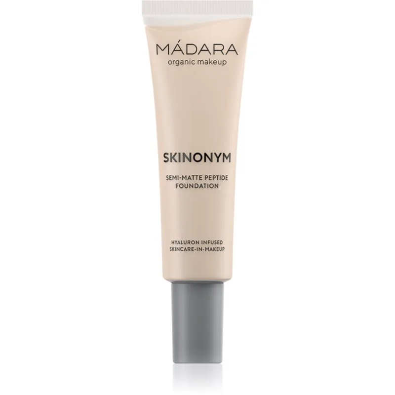 MÁDARA Skinonym Semi-Matte Peptide μακράς διαρκείας μεικ απ με πεπτίδια απόχρωση #15 Stone 30 ml