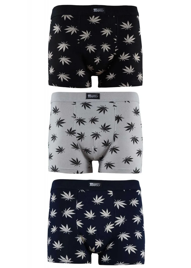 Boxer αντρικό εξωτερικό λάστιχο 3pack. MULTI COLOUR