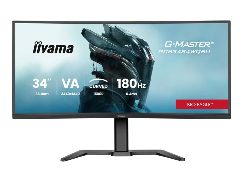 IIYAMA 86.4cm (34") GCB3484WQSU-B1 21:9 2xHDMi+2xDP+USB-C Cu