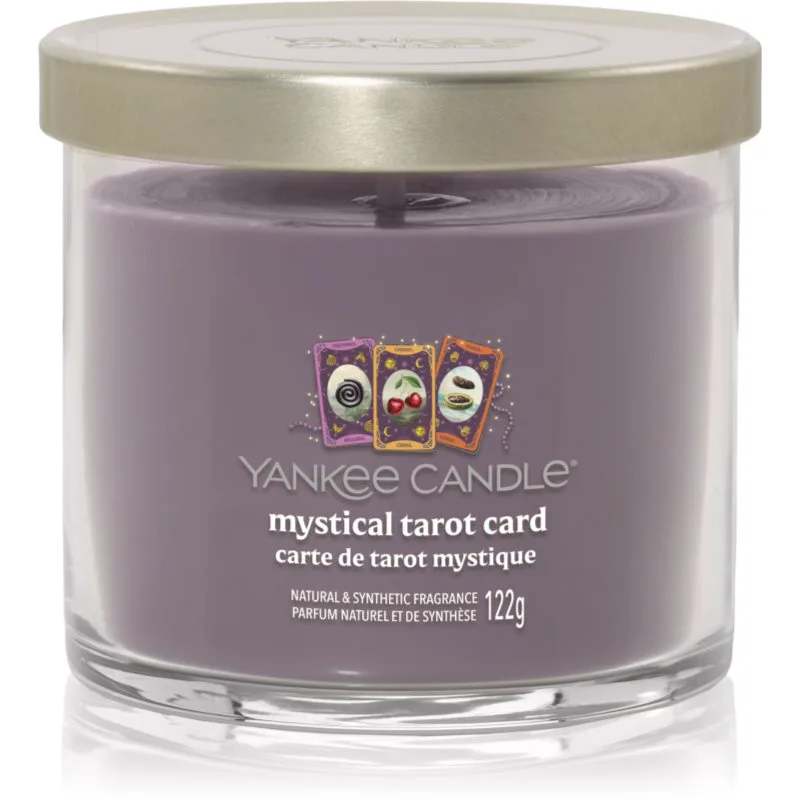 Yankee Candle Halloween Mystical Tarot Card αρωματικό κερί Υπογραφή 122 γρ