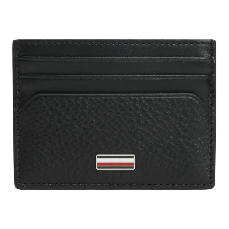 Ανδρική Δερμάτινη Καρτοθήκη Tommy Hilfiger AM0AM14494-BDS Μαύρη