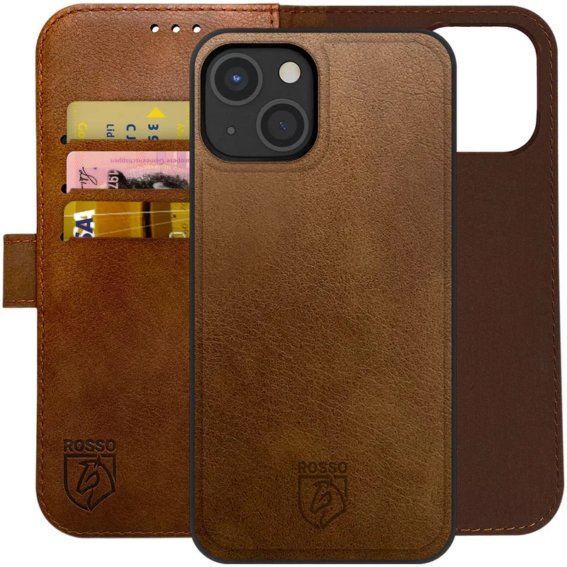 Κόκκινο Element 2 in 1 - PU Θήκη Πορτοφόλι Apple iPhone 14 Plus - Brown (8719246369568)