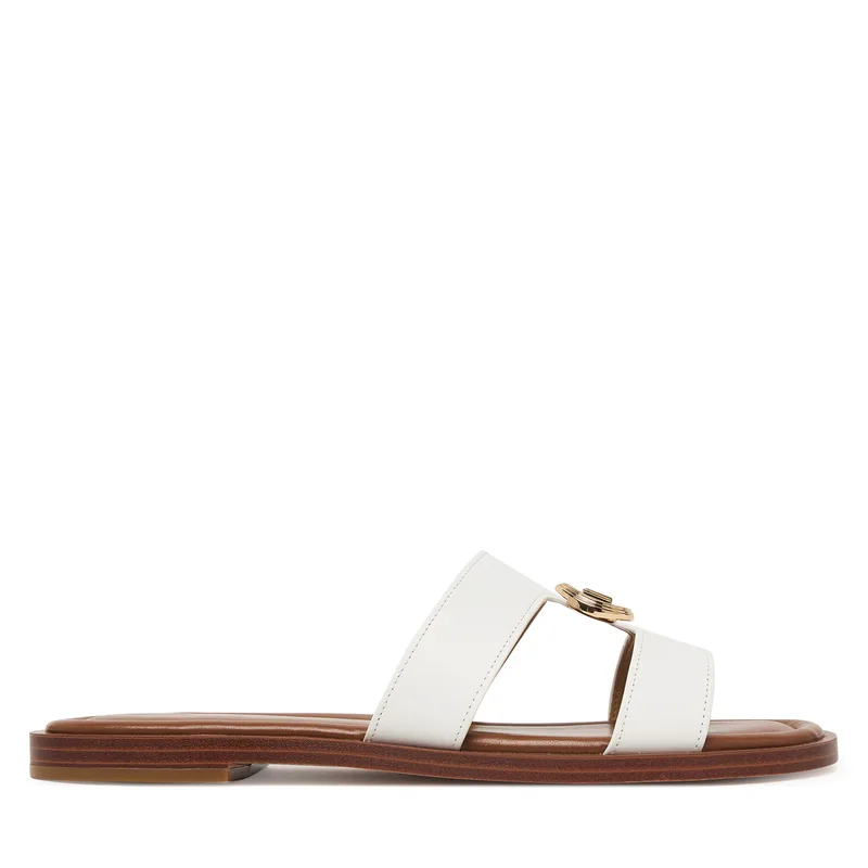 Παντόφλες MICHAEL Michael Kors Ering Flat 40S6ERFS2L Λευκό