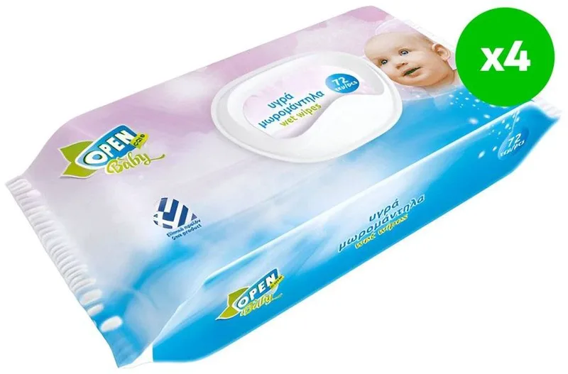 ΜΩΡΟΜΑΝΤΗΛΑ OPEN CARE BABY 4Χ72 ΤΜΧ