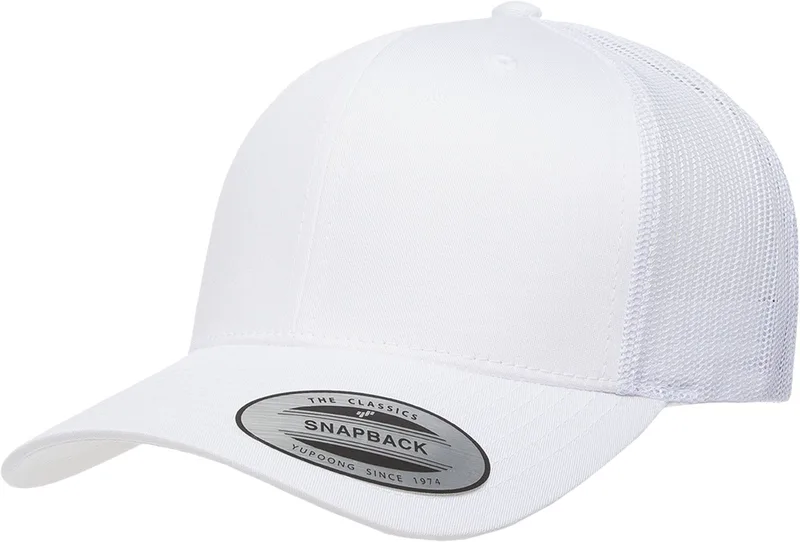 Καπέλο Retro Trucker Classics 6606 White
