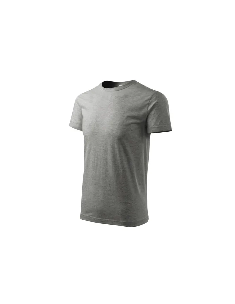Adler Heavy Ανδρικό Διαφημιστικό T-shirt Κοντομάνικο σε Γκρι Χρώμα MLI-13712