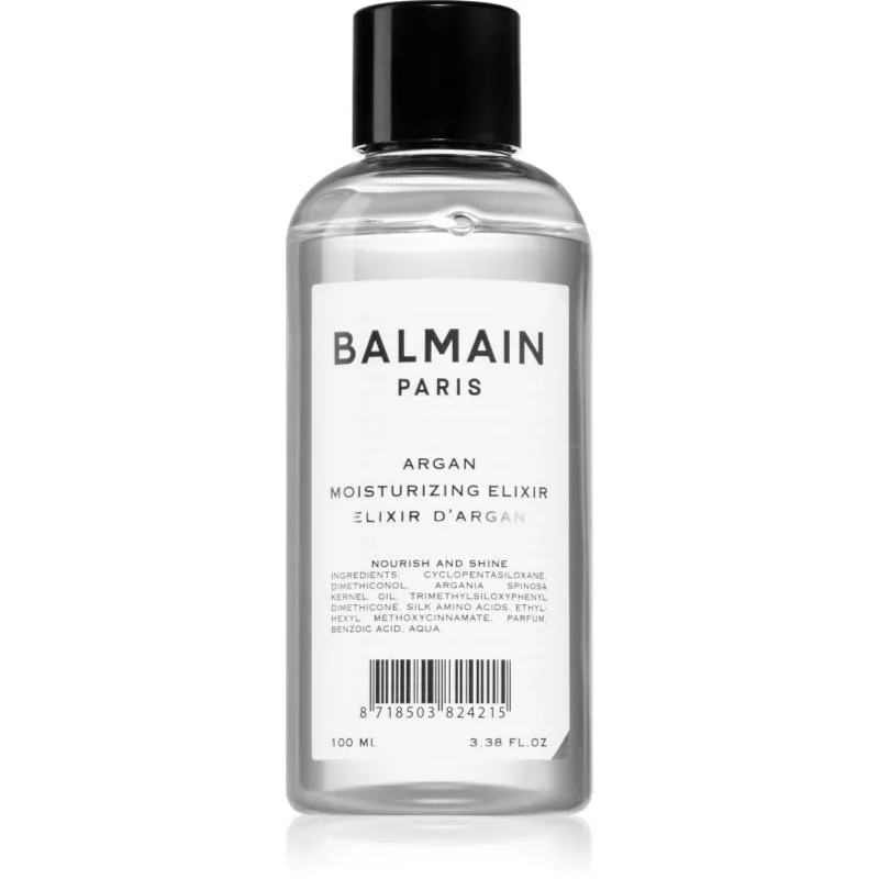 Balmain Hair Couture Argan ελαιώδες ελιξίριο για λαμπερά και λεία μαλλιά 100 ml