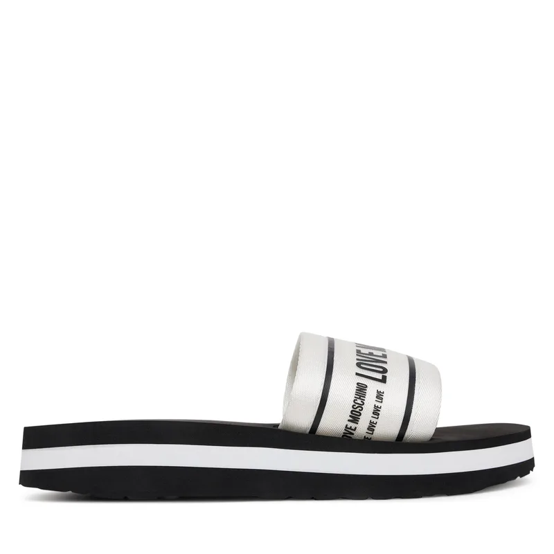 Παντόφλες LOVE MOSCHINO JA28334G0MIX6100 Λευκό