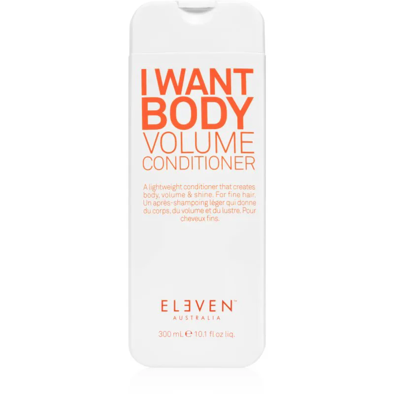 Eleven Australia I Want Body Volume Conditioner κοντίσιονερ για όγκο λεπτών μαλλιών 300 ml