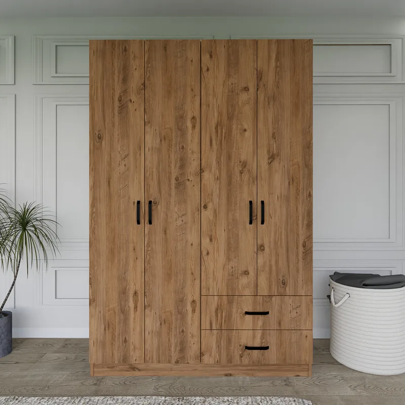 Ντουλάπα Ρούχων Yaman 1600-028 - Pine 350Mwd1110 (120x180x45 cm)