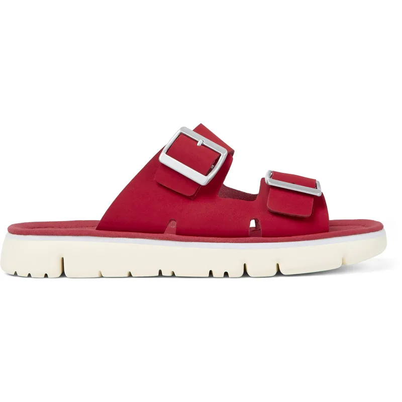 CAMPER Oruga - Πέδιλα Για Γυναικεία - Κόκκινο, Μέγεθος 40, Smooth leather