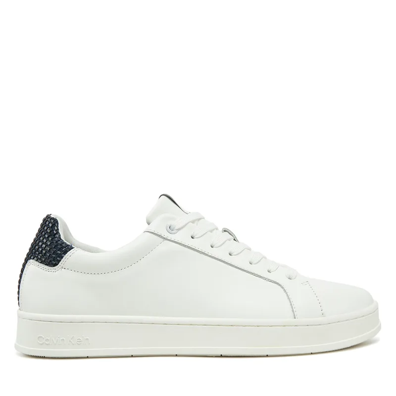Αθλητικά Calvin Klein Low Top Lace Up Woven HM0HM01767 Λευκό