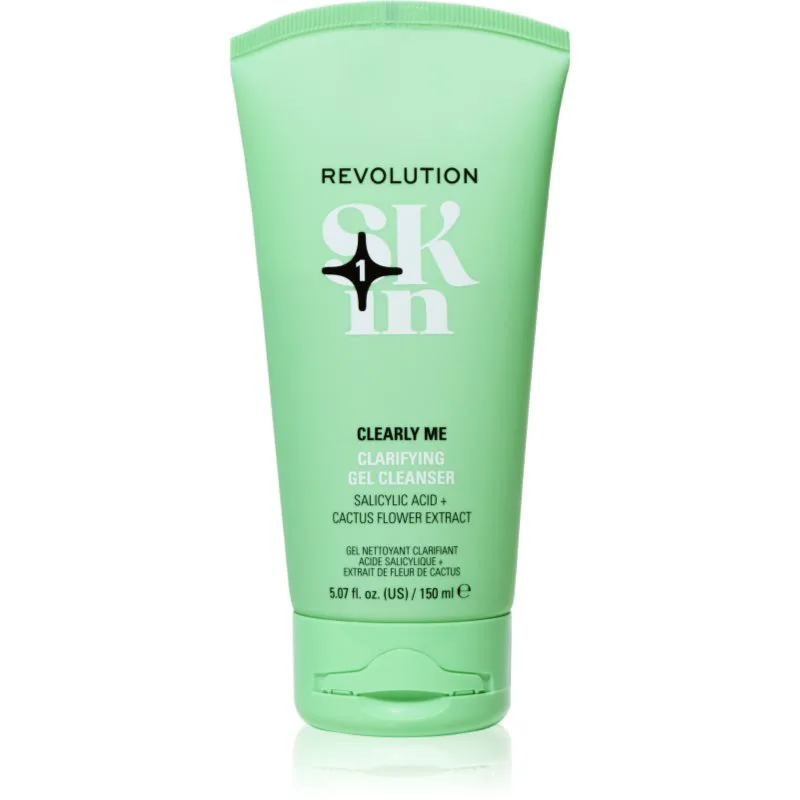 Revolution Skincare Clearly Clarify 2% Salicylic Acid Clarifying Cleansing Gel τζελ καθαρισμού για το πρόσωπο 150 ml
